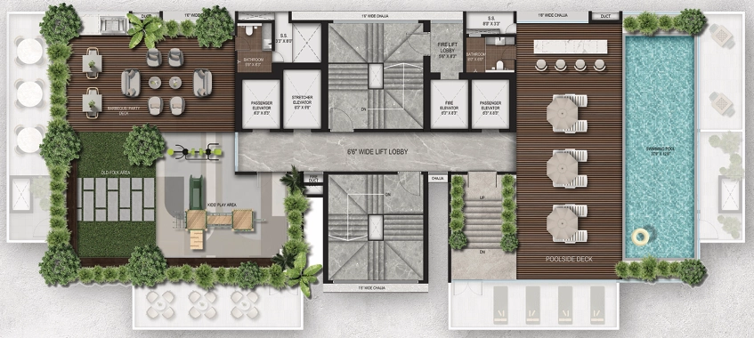 Zyon Tarace Floor plan